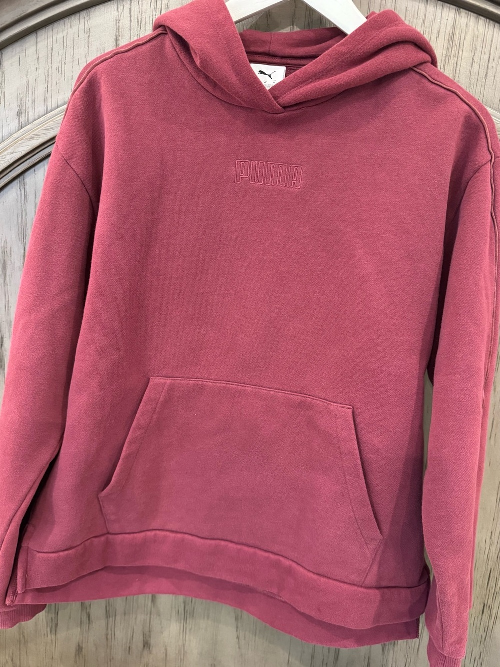 PUMA Kids Burgundy Hoodie